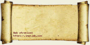 Lana Vidaković vizit kartica